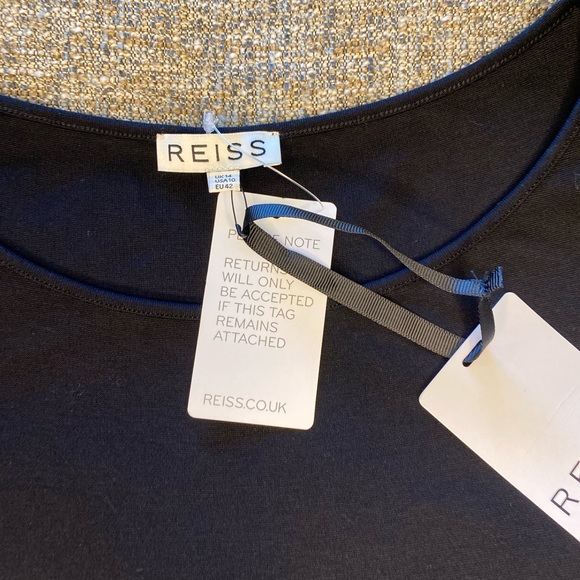 Reiss Hawn Fit and Flare Black Dress | 10 - Picture 8 of 12